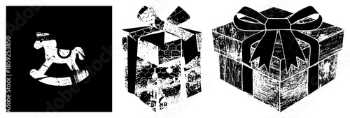 rocking horse gift box set