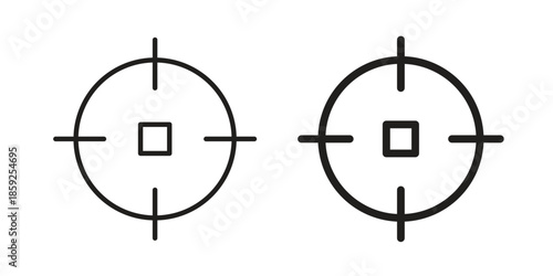 Aim icons symbol collection. Vector Illustration. vector icon set.