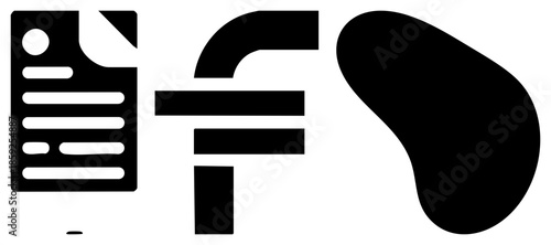 document equals abstract shape