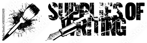 writing tools and supplies graphic