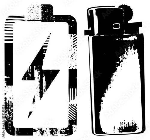 battery full and empty