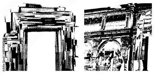 architectural vector illustration