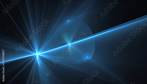 閃光 レーザー 青 放射 鋭利 衝撃 覚醒 突破 エネルギー 収束 拡散 未来 宇宙 爆発 直線 デジタル 覚醒 視界 輝き 抽象的