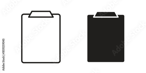 Clipboard icons symbol collection. Vector Illustration. vector icon set.