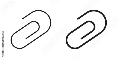 Clip icons symbol collection. Vector Illustration. vector icon set.