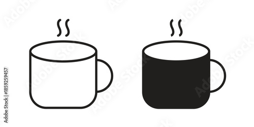 Coffee icons symbol collection. Vector Illustration. vector icon set.