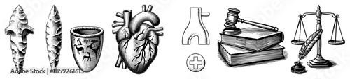 ancient artifacts medical symbols legal