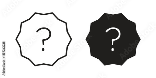 Doubts button icons symbol collection. Vector Illustration. vector icon set.