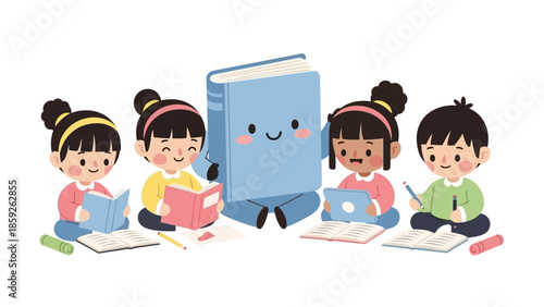 An intricate illustration depicts a majestic castle with towers and turrets standing proudly.