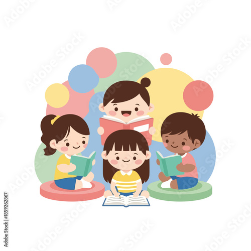 An illustration depicts the Taj Mahal monument in India with intricate architectural details.