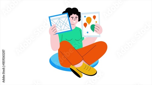 Artwork Sharing  Animation MP4 File