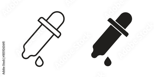 Eye dropper icons symbol collection. Vector Illustration. vector icon set.