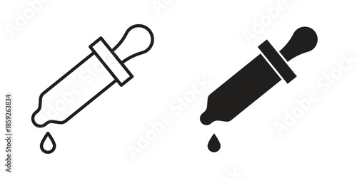 Eye dropper icons symbol collection. Vector Illustration. vector icon set.