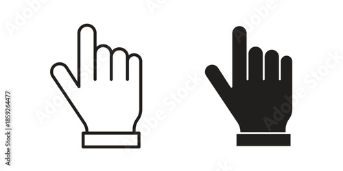 Finger icons symbol collection. Vector Illustration. vector icon set.
