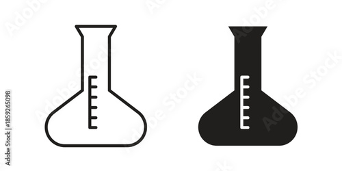 Flask icons symbol collection. Vector Illustration. vector icon set.