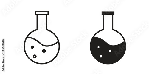 Flask icons symbol collection. Vector Illustration. vector icon set.