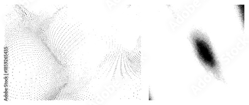 abstract dot vector