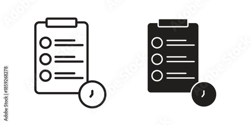 Itinerary icons symbol collection. Vector Illustration. vector icon set.