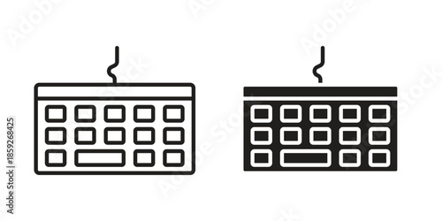 Keyboard icons symbol collection. Vector Illustration. vector icon set.