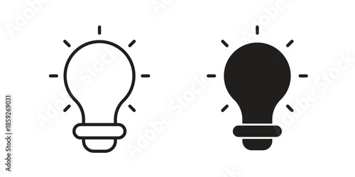 Lightbulb icons symbol collection. Vector Illustration. vector icon set.