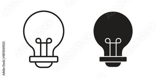 Light bulb icons symbol collection. Vector Illustration. vector icon set.