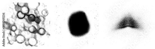 abstract halftone isolated