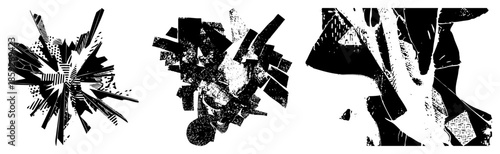 abstract geometric explosion