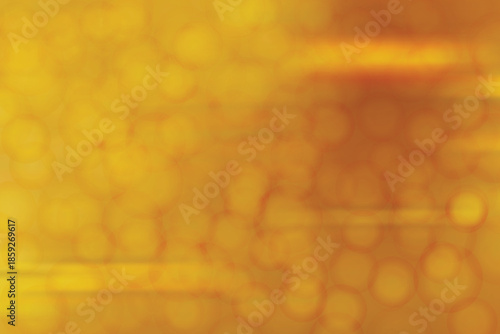 Abstract golden bokeh background with blurred circles and light streaks perfect for festive or celebratory designs EPS Vector