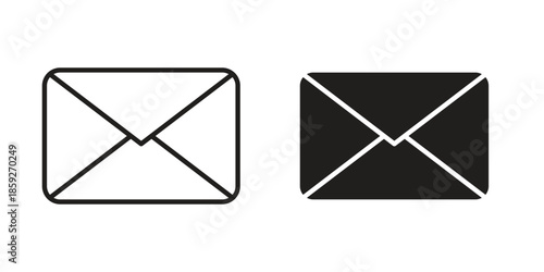 Mail icons symbol collection. Vector Illustration. vector icon set.