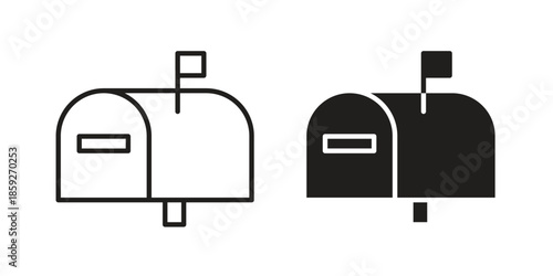 Mailbox icons symbol collection. Vector Illustration. vector icon set.