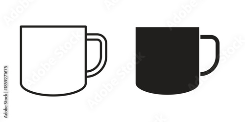 Mug icons symbol collection. Vector Illustration. vector icon set.