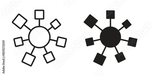 Network icons symbol collection. Vector Illustration. vector icon set.