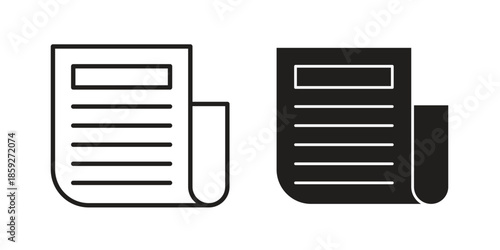 News icons symbol collection. Vector Illustration. vector icon set.