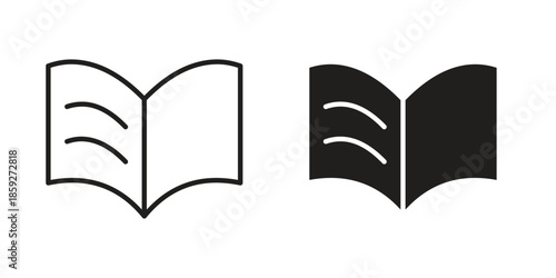 open book icons symbol collection. Vector Illustration. vector icon set.