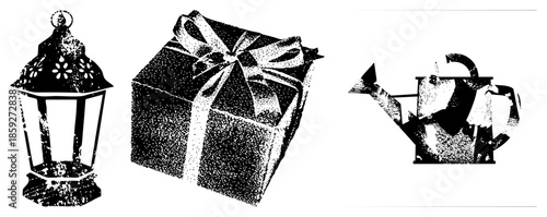 lantern gift box watering can