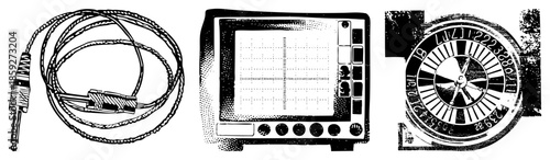 coiled oscilloscope roulette wheel