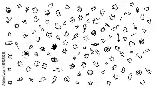 Hand-drawn Doodle Icons Collection