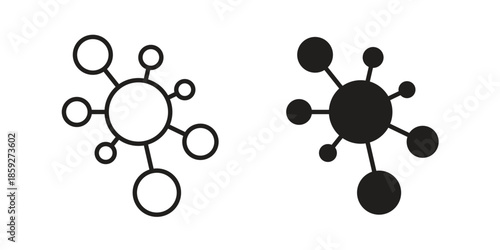 Particle icons symbol collection. Vector Illustration. vector icon set.