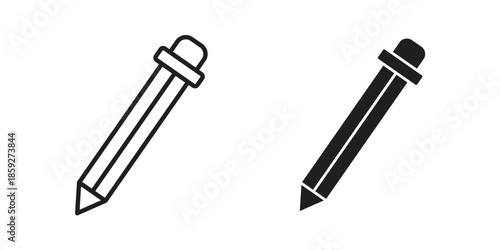 Pencil icons symbol collection. Vector Illustration. vector icon set.