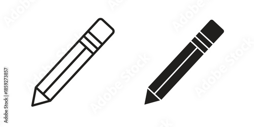 Pencil icons symbol collection. Vector Illustration. vector icon set.
