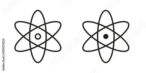 Physics icons symbol collection. Vector Illustration. vector icon set.