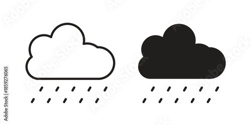 Rain icons symbol collection. Vector Illustration. vector icon set.