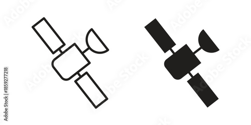 Satellite icons symbol collection. Vector Illustration. vector icon set.