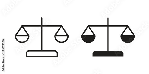 Scale icons symbol collection. Vector Illustration. vector icon set.