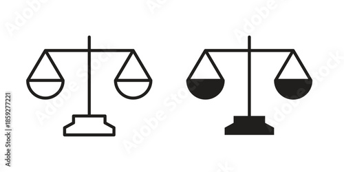 Scale icons symbol collection. Vector Illustration. vector icon set.