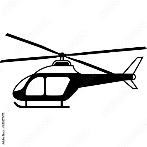 helicopter vector illustration