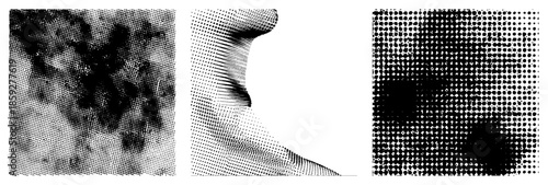 abstract halftone isolated