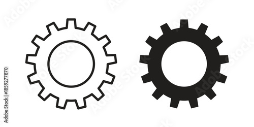 Settings button icons symbol collection. Vector Illustration. vector icon set.