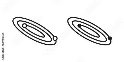 Space icons symbol collection. Vector Illustration. vector icon set.