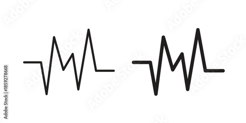 Sound wave icons symbol collection. Vector Illustration. vector icon set.